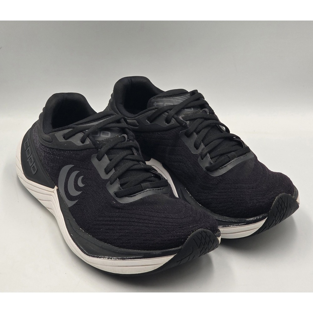 Topo Athletic Ultrafly 5 Womens 7 Black White 5mm Drop Road Running Shoes